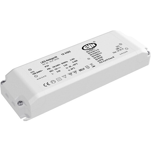 EVN-Lichttechnik LED-Netzgerät 12VDC 1-36 Watt SLK 120 36